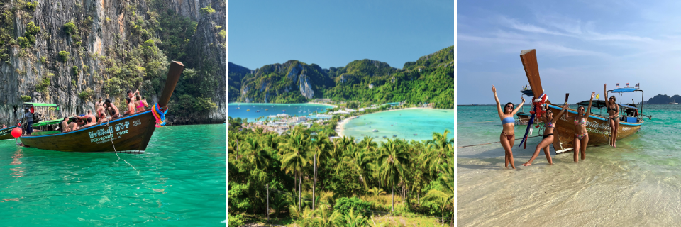 Playas, moto, snorkel y fiesta: aventuras en Phi Phi y Koh Phangan