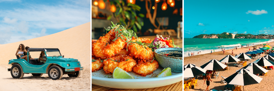 Natal, dunas y mar en Brasil