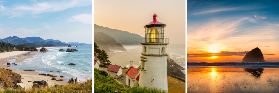 Costa de Oregon, USA